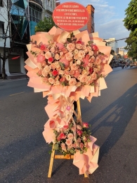Kệ hoa khai trương, chúc mừng MS266
