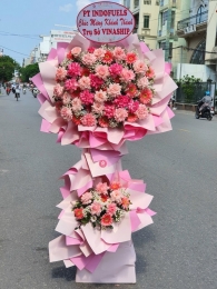 Kệ hoa khai trương, chúc mừng MS382
