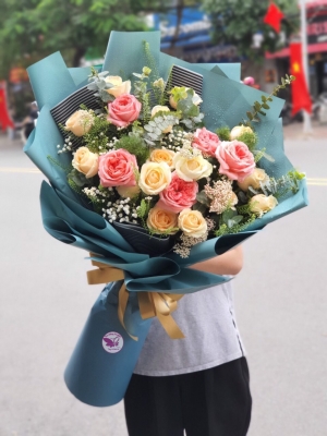 Bó hoa tươi hỗn hợp MS129