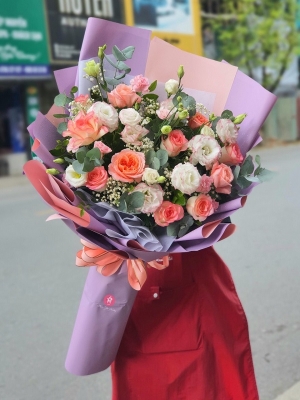 Bó hoa tươi hỗn hợp MS207