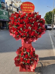 Kệ hoa khai trương, chúc mừng MS298