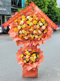 Kệ hoa khai trương, chúc mừng MS345