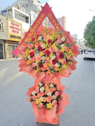 Kệ hoa khai trương, chúc mừng MS338