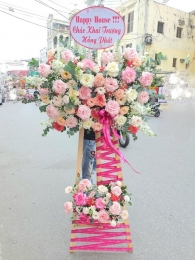 Kệ hoa khai trương, chúc mừng MS358