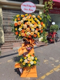 Kệ hoa khai trương, chúc mừng MS312