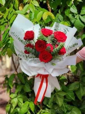 Bó hồng đỏ MS142