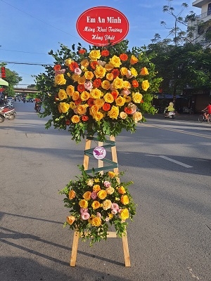 Kệ hoa khai trương, chúc mừng MS146