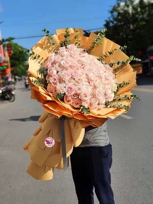 Bó hoa tươi hỗn hợp MS156