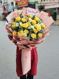 Bó hoa tươi hỗn hợp MS221