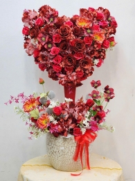 Bình hoa lụa HL42