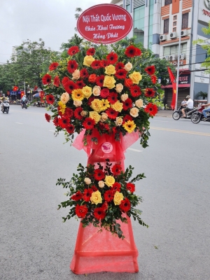 Kệ hoa khai trương, chúc mừng MS104