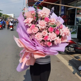 Bó hoa tươi hỗn hợp MS54