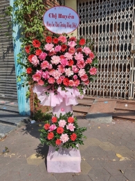 Kệ hoa khai trương, chúc mừng MS311