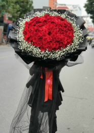 Bó hồng đỏ MS114