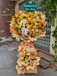 Kệ hoa khai trương, chúc mừng MS365