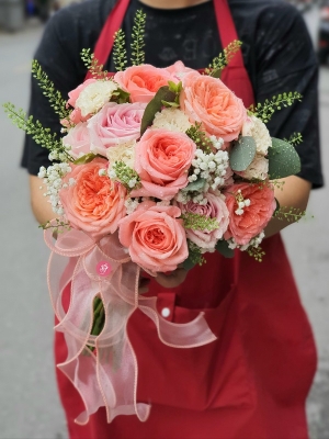 Combo Xe hoa + Cầm tay + Cài áo MS03