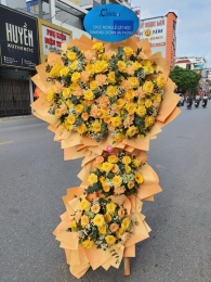 Kệ hoa khai trương, chúc mừng MS342