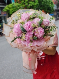 Bó hoa mẫu đơn MS252