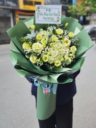 Bó hoa tươi hỗn hợp MS236
