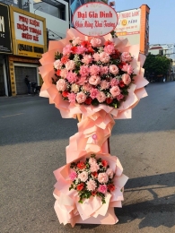 Kệ hoa khai trương, chúc mừng MS308