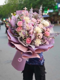 Bó hoa tươi hỗn hợp MS50