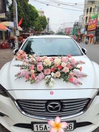 Combo Xe hoa + Cầm tay + Cài áo MS08