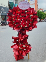 Kệ hoa khai trương, chúc mừng MS348