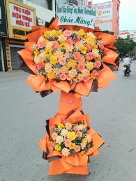 Kệ hoa khai trương, chúc mừng MS322