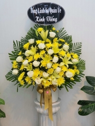 Hộp hoa, giỏ hoa chia buồn MS03
