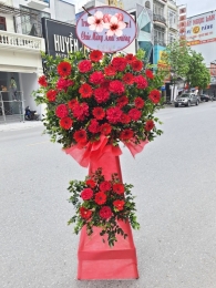 Kệ hoa khai trương, chúc mừng MS336