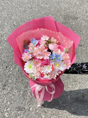 Bó hoa lụa GN MS 02