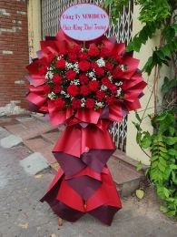Kệ hoa khai trương, chúc mừng MS357