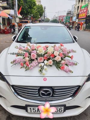 Combo Xe hoa + Cầm tay + Cài áo MS08