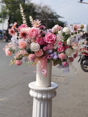 Bình hoa lụa HL05
