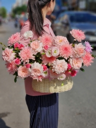 Hộp hoa, giỏ hoa chúc mừng MS540