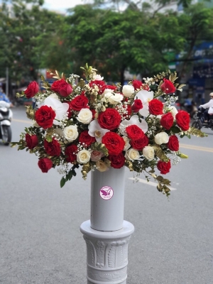 Bình hoa chúc mừng MS52