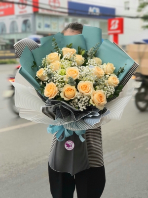 Bó hoa tươi hỗn hợp MS118