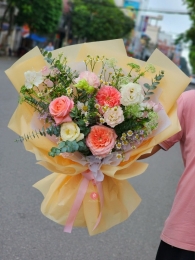 Bó hoa tươi hỗn hợp MS247