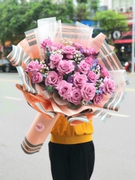 Bó hoa tươi hỗn hợp MS51