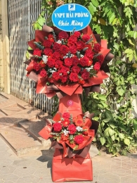 Kệ hoa khai trương, chúc mừng MS413
