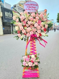 Kệ hoa khai trương, chúc mừng MS375