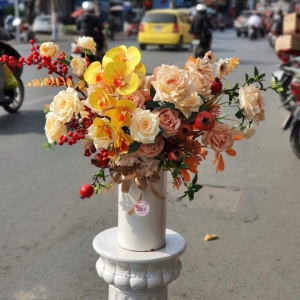 Bình hoa lụa HL12