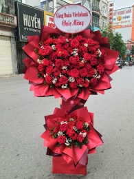 Kệ hoa khai trương, chúc mừng MS288