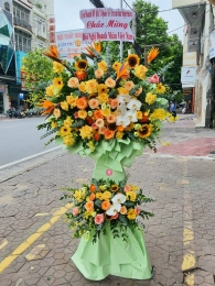 Kệ hoa khai trương, chúc mừng MS318