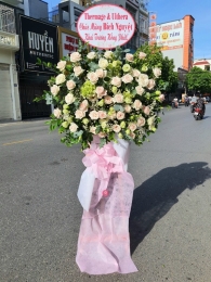 Kệ hoa khai trương, chúc mừng MS343