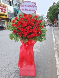 Kệ hoa khai trương, chúc mừng MS332