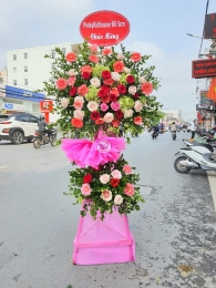 Kệ hoa khai trương, chúc mừng MS32