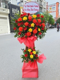 Kệ hoa khai trương, chúc mừng MS334