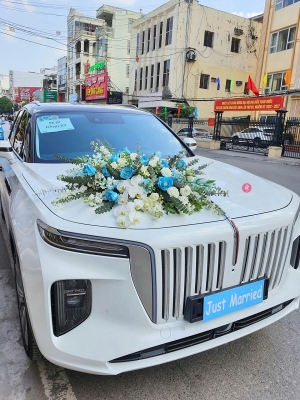 Combo Xe hoa + Cầm tay + Cài áo MS06