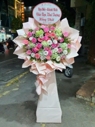 Kệ hoa khai trương, chúc mừng MS330